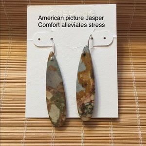 Semi precious stone earrings